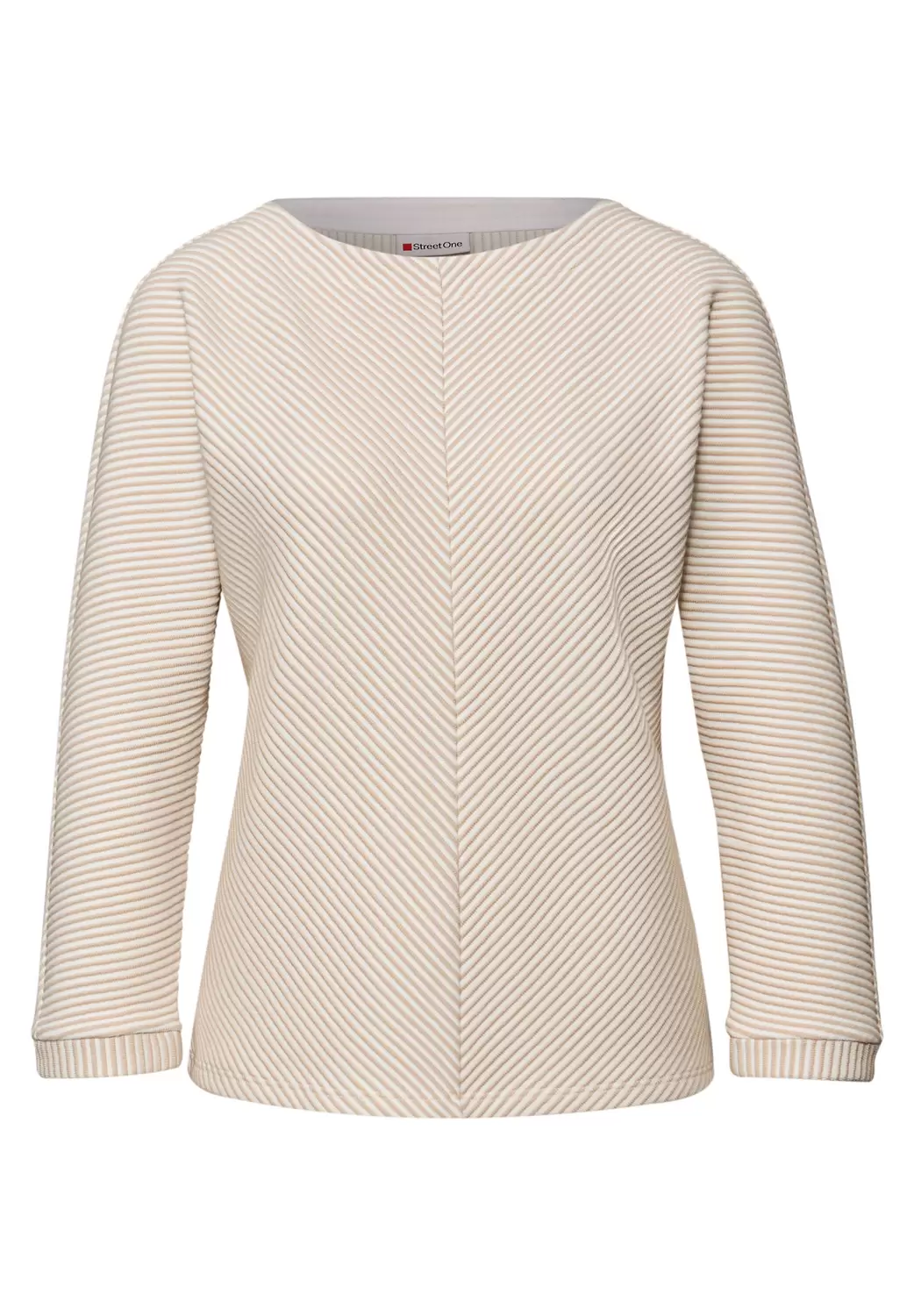 Two-Tone Strukturshirt