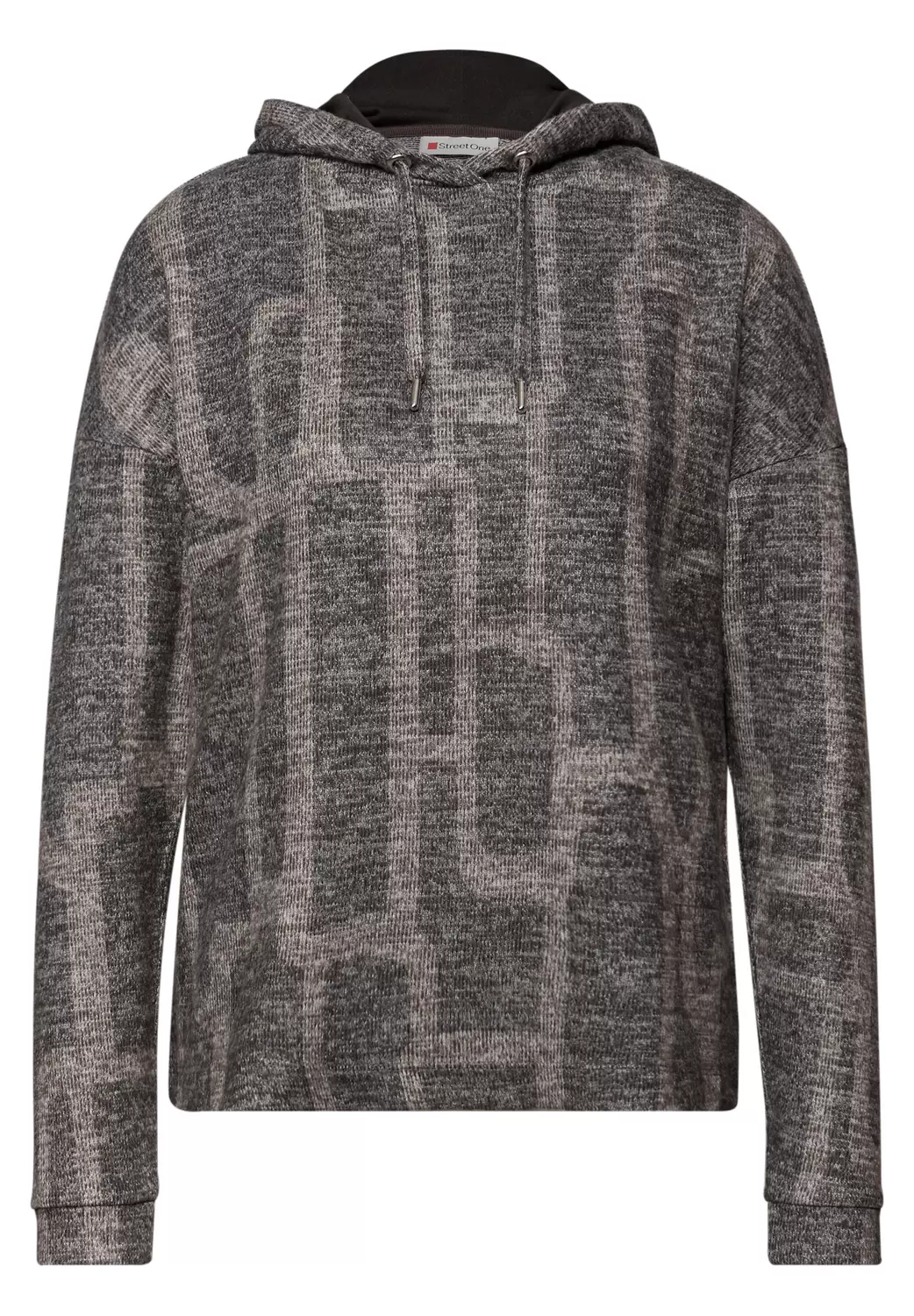 Gemusterter Hoodie Shirt