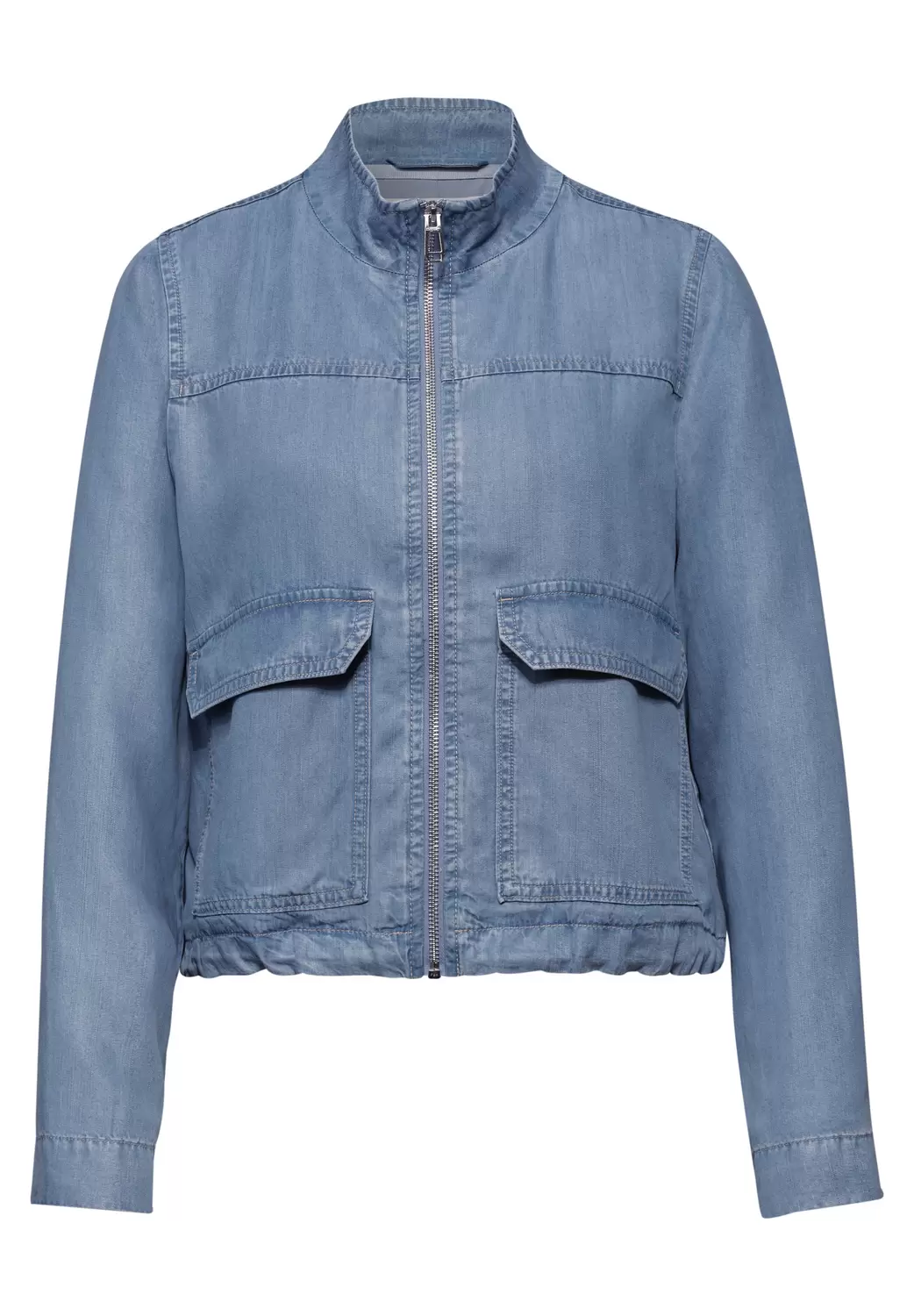 Blouson mit Stehkragen aus Lyocell