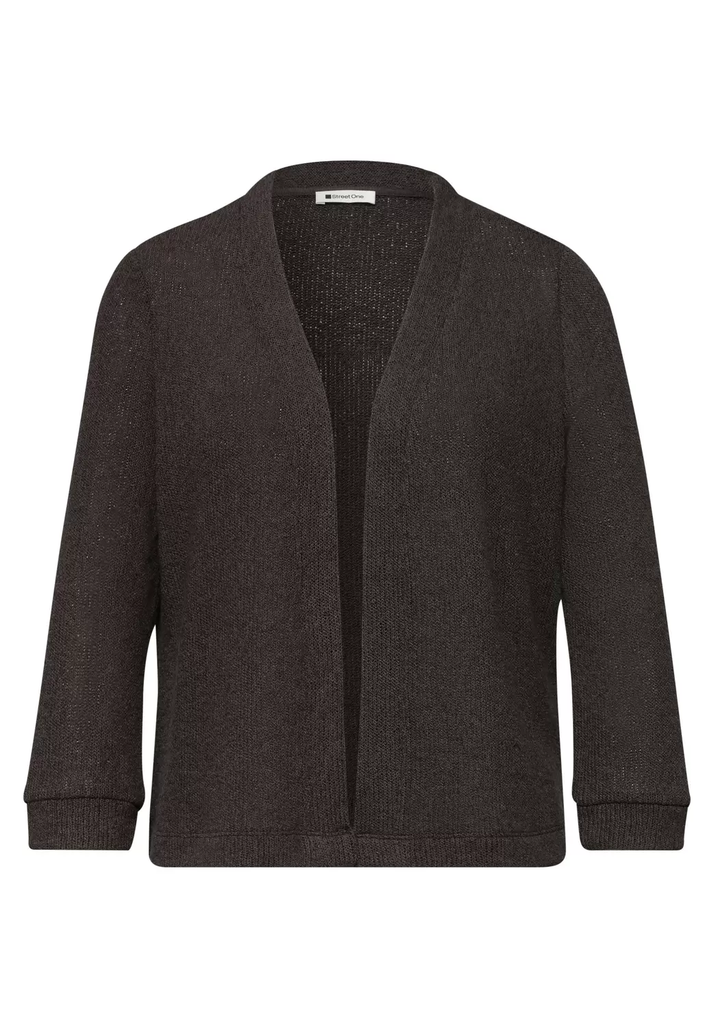 Langarm Jacke im Strick-Look
