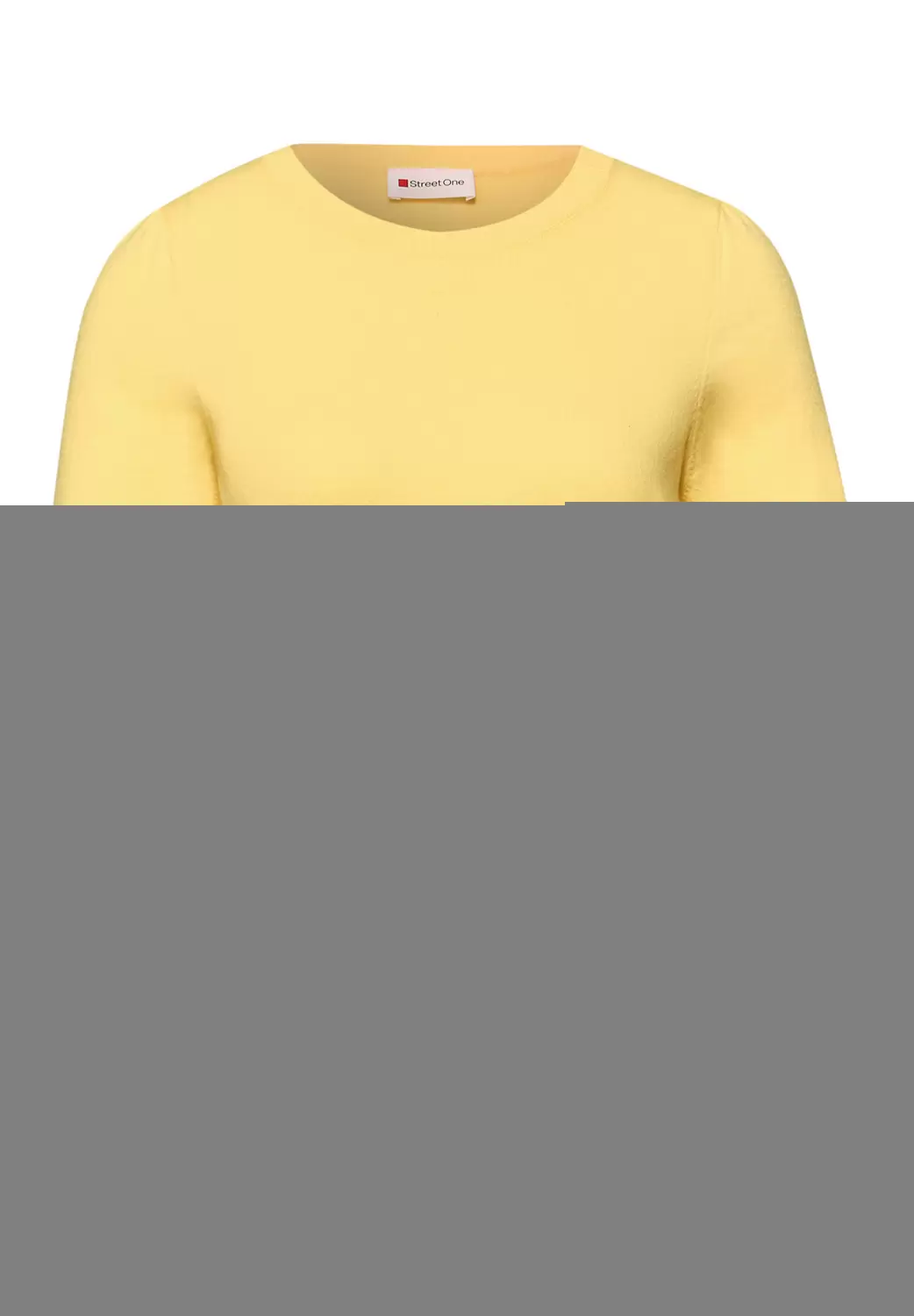 Pullover in Unifarbe