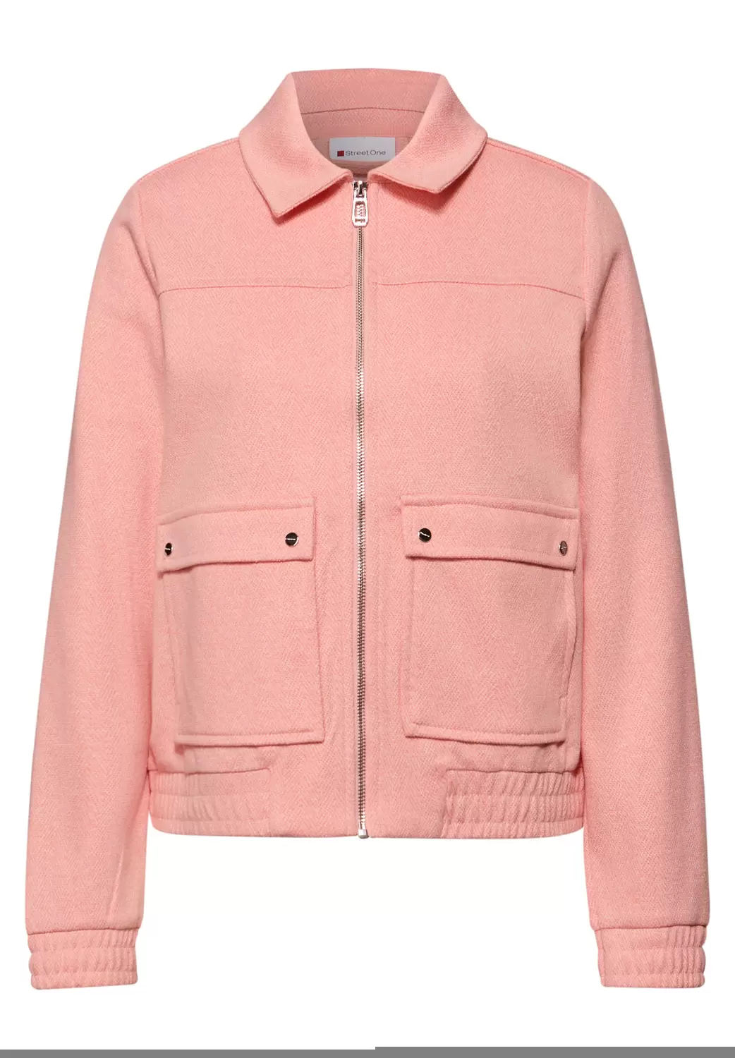 Soft Herringbone Blouson Jkt female