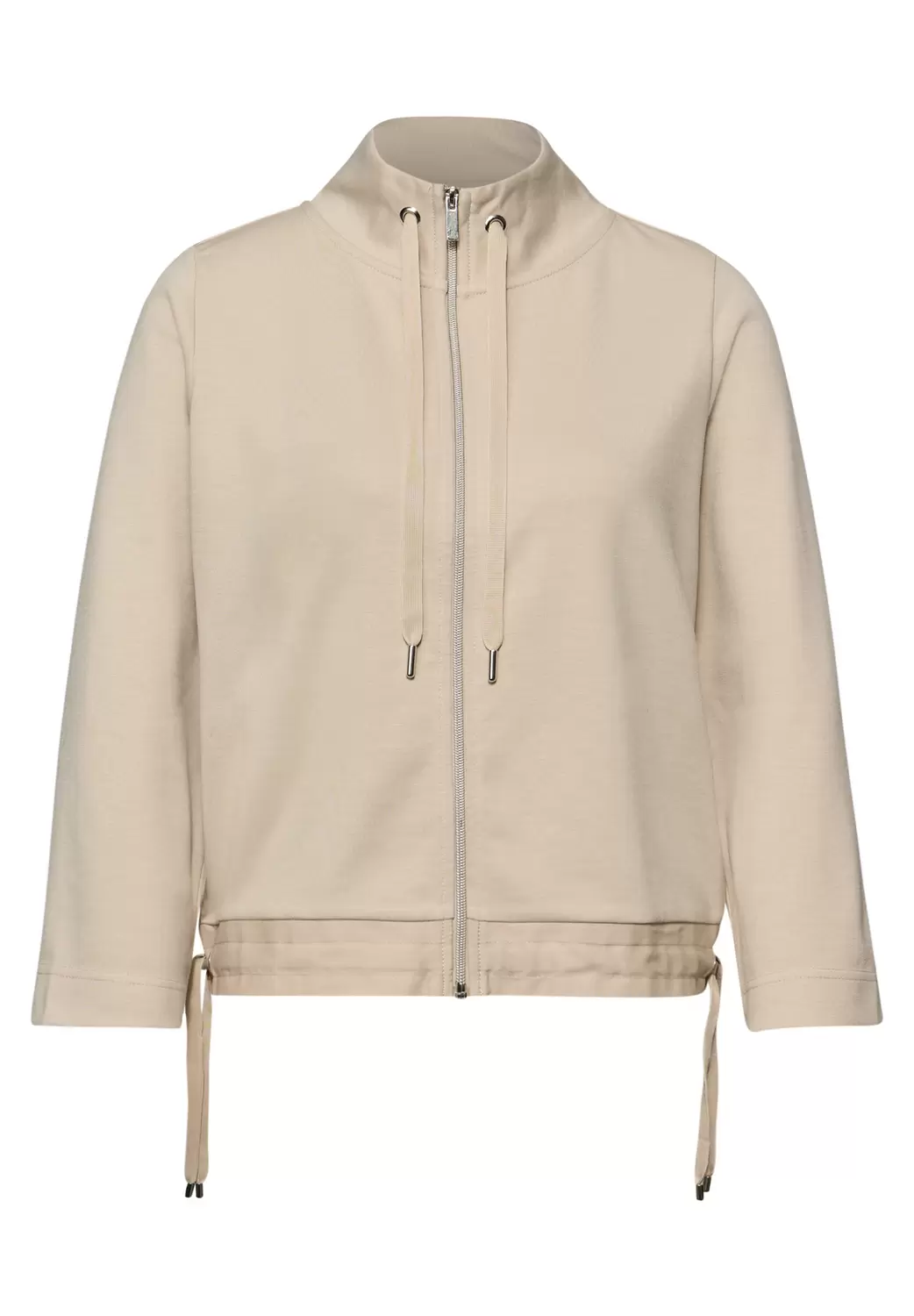 LTD QR zipper jacket w.gathere female