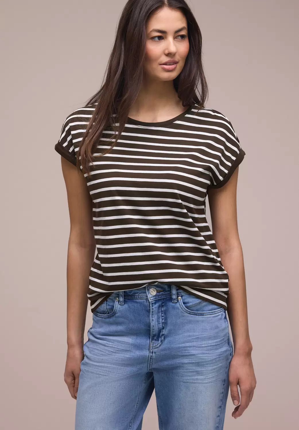 SOL_LTD QR two-color stripe sh