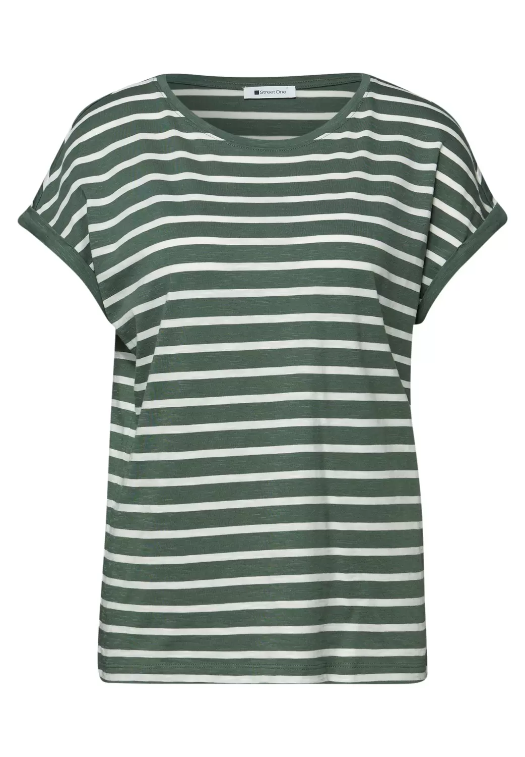 Dropped Shoulder Shirt mit Streifen