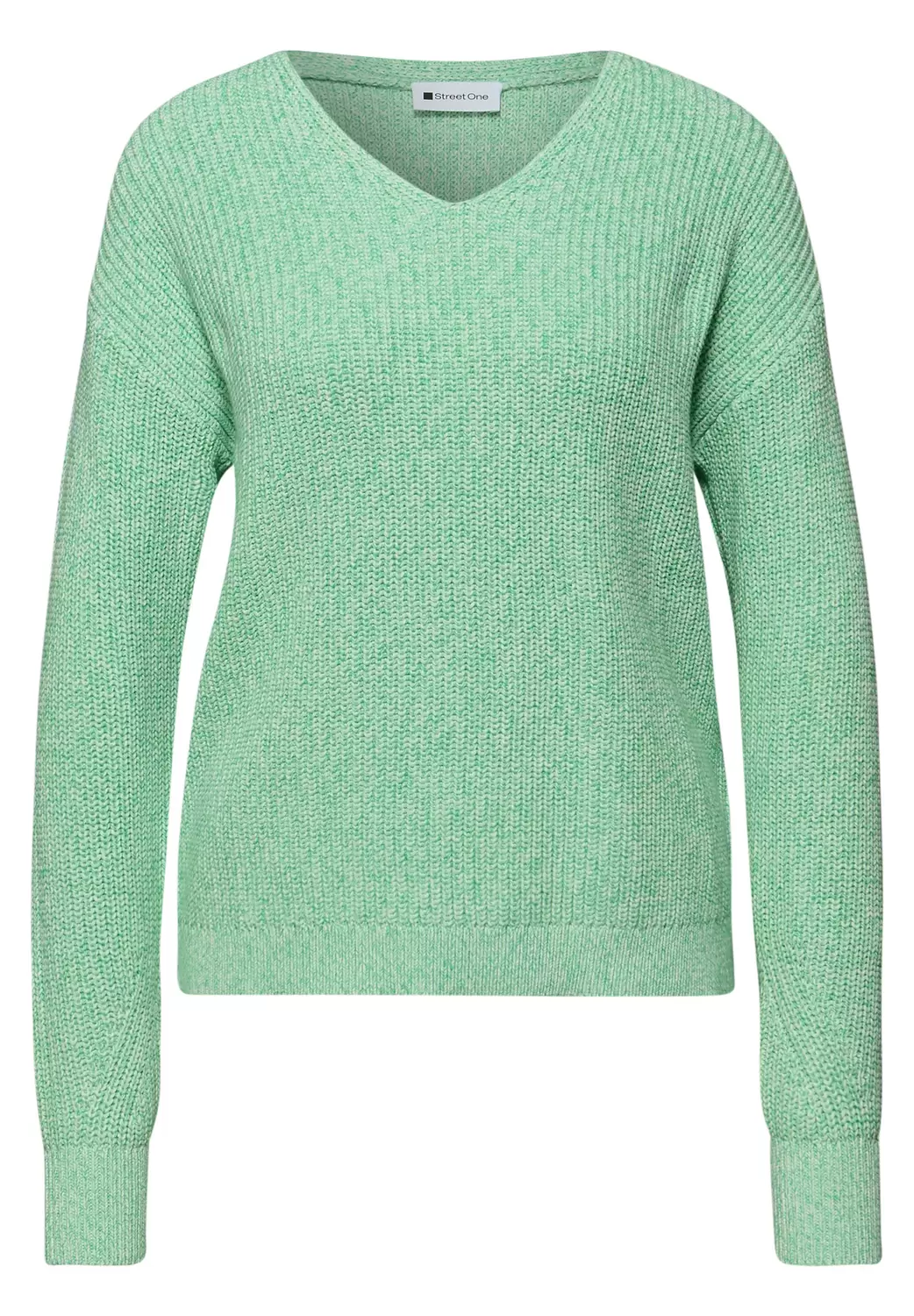 V-neck moulinÃ© female