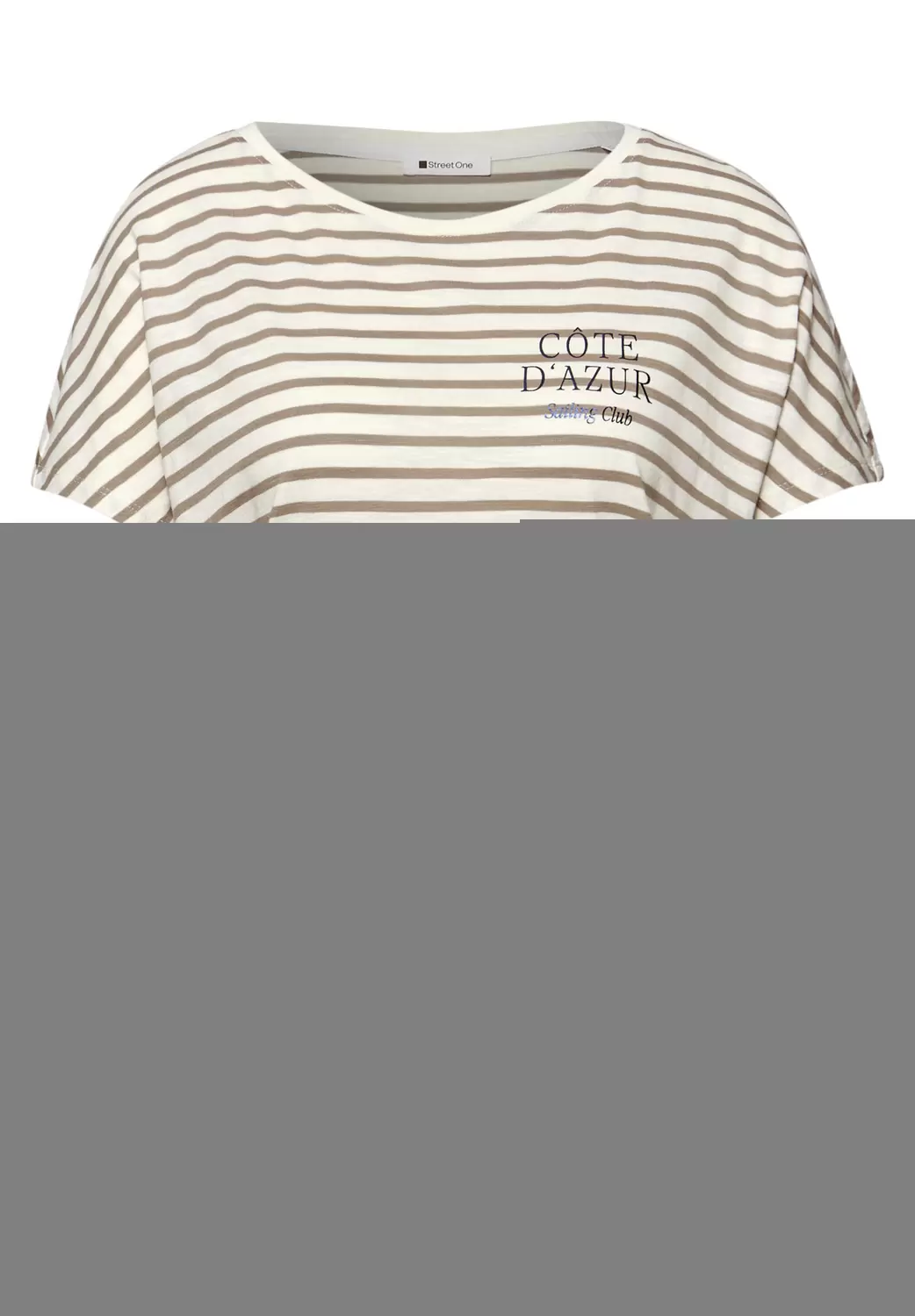 Dropped Shoulder Shirt mit Streifen