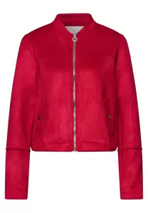 Short Velours Jkt w. Bomber Co