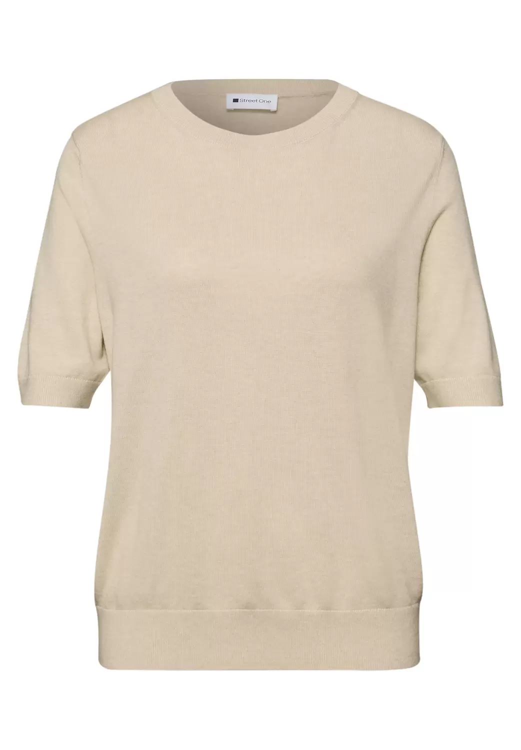 Kurzarm Pullover mit Rundhals
