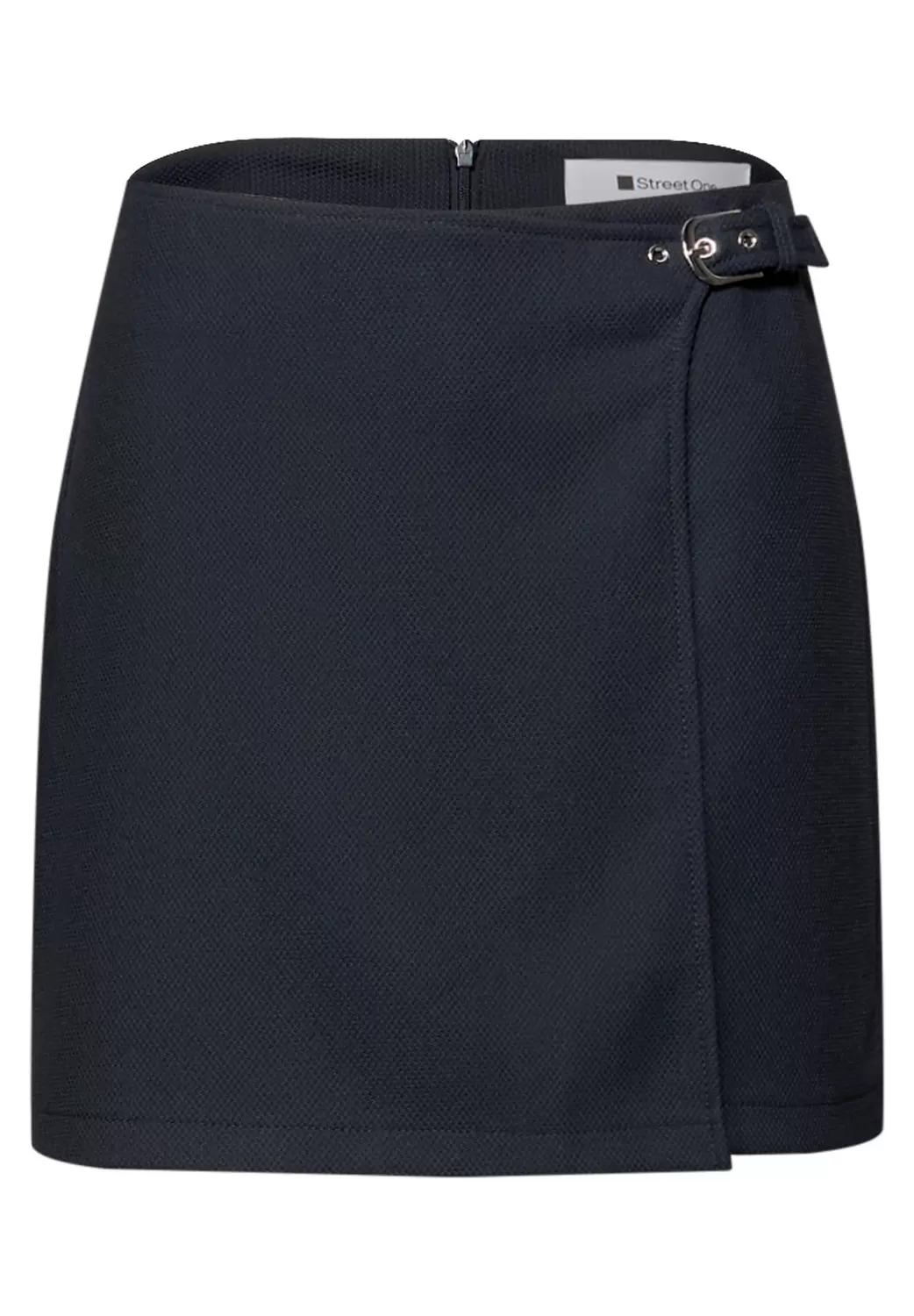 Knielanger Skort mit Schnalle