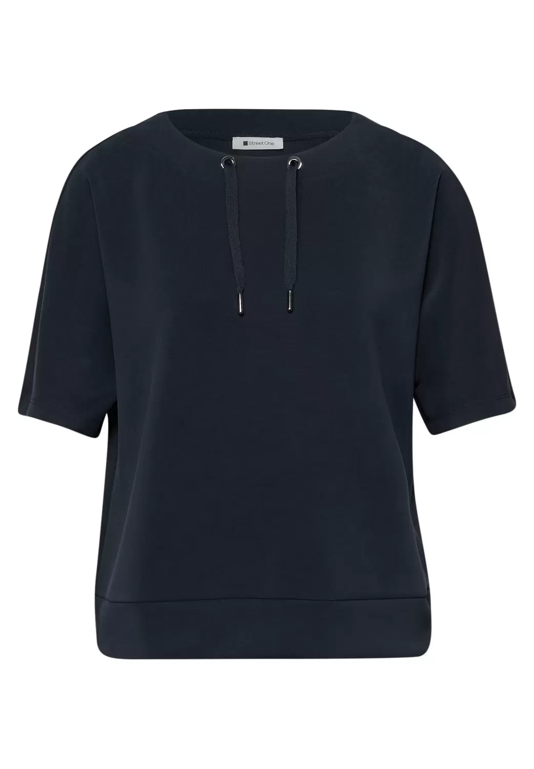 LTD QR silk look shirt w.draw