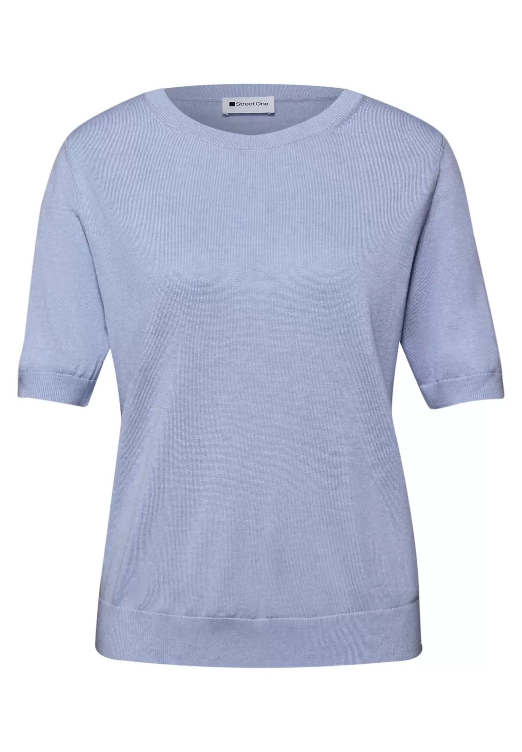 Kurzarm Pullover mit Rundhals