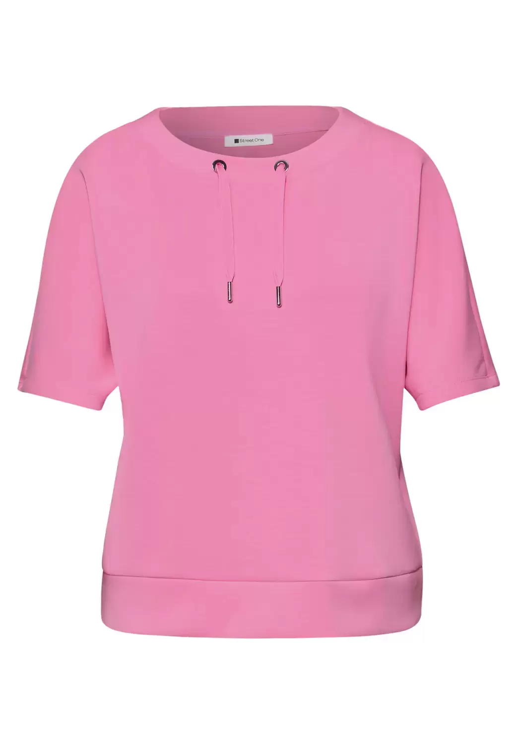 LTD QR silk look shirt w.draw