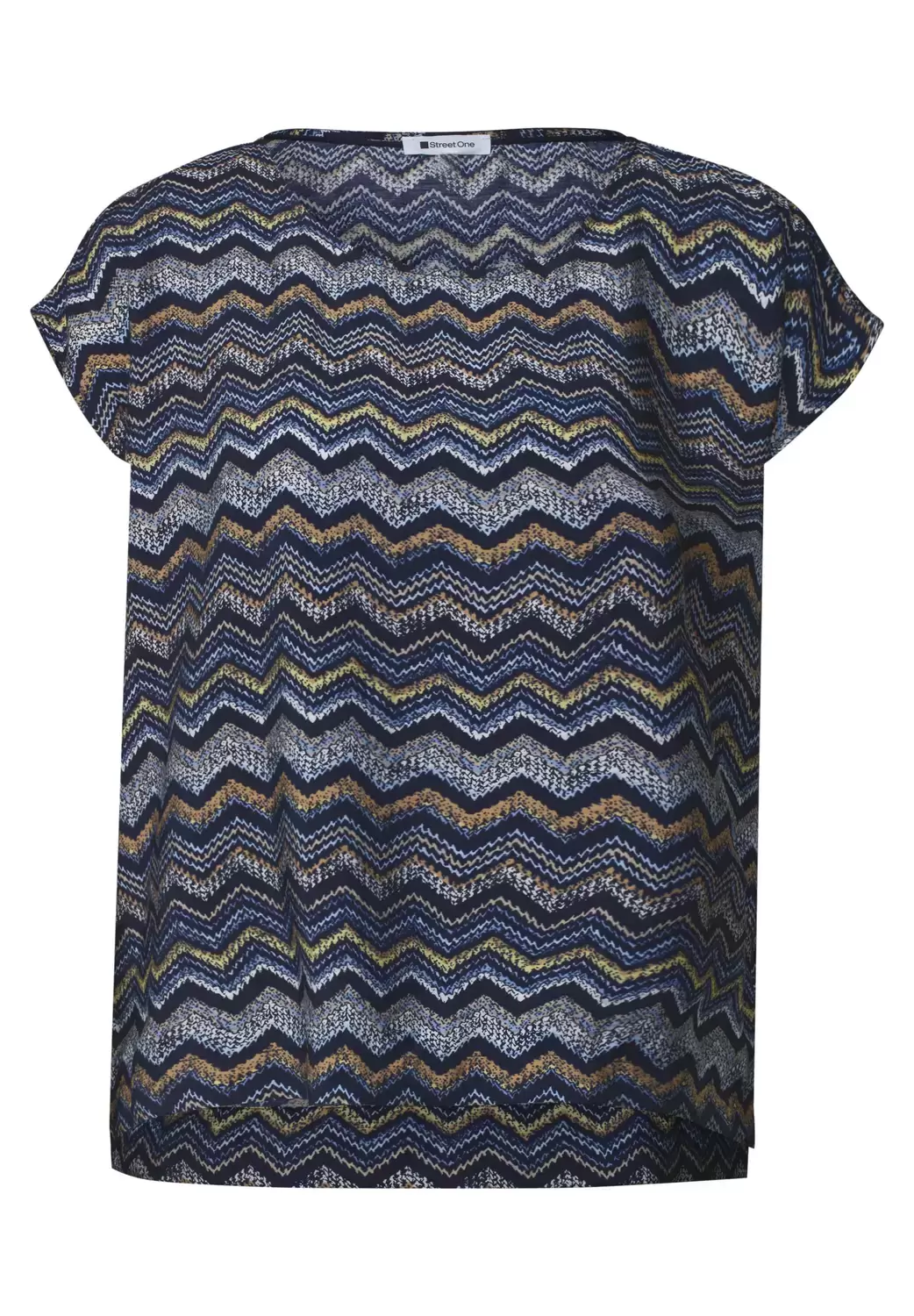 EOS_AOP Round Neck Top w. drop female