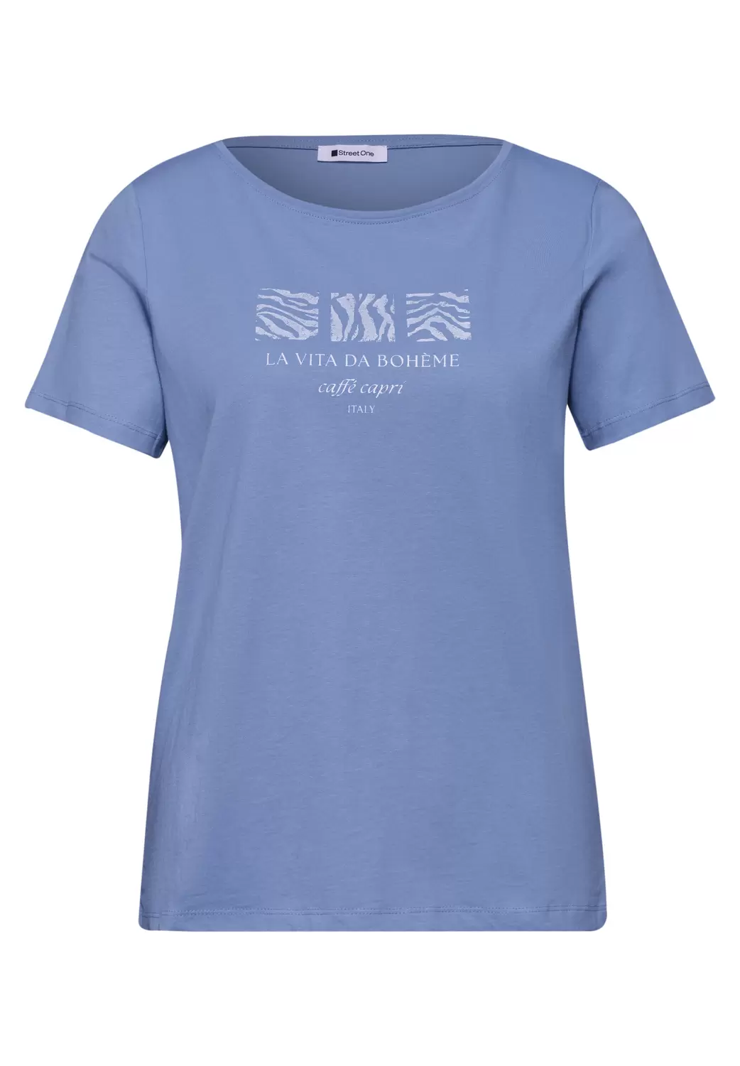 LTD QR basic pearl print shirt