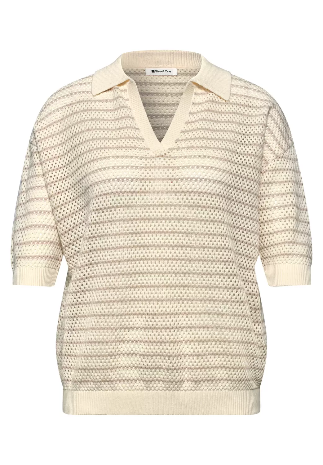 Polo sweater stripes female