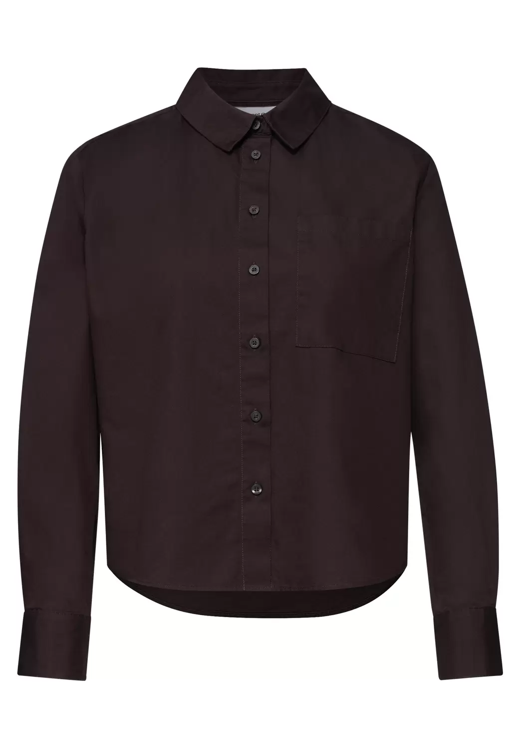 QR Cotton shirtcollar blouse w