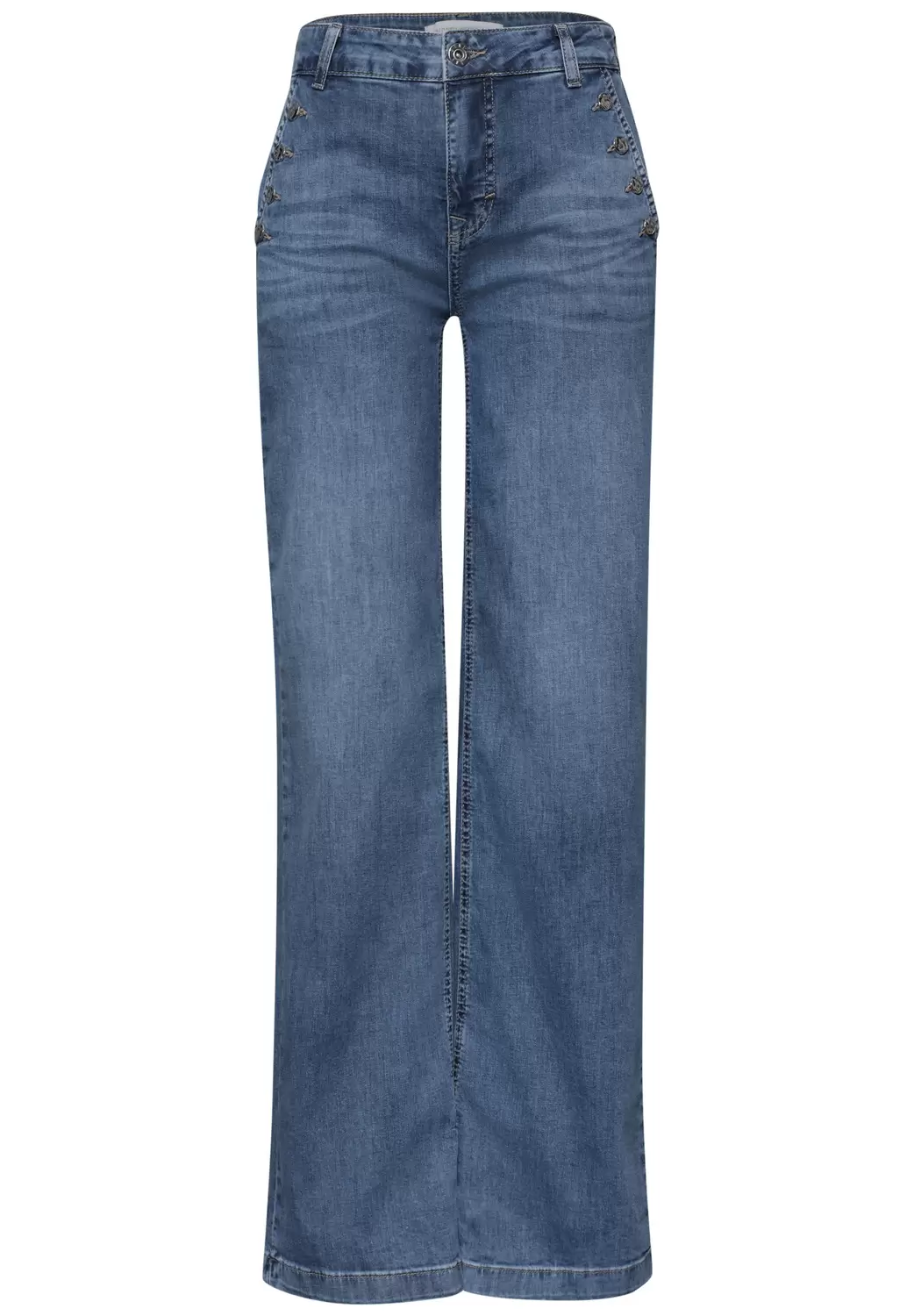 Style Emee Wide Leg.hw.mid blu female