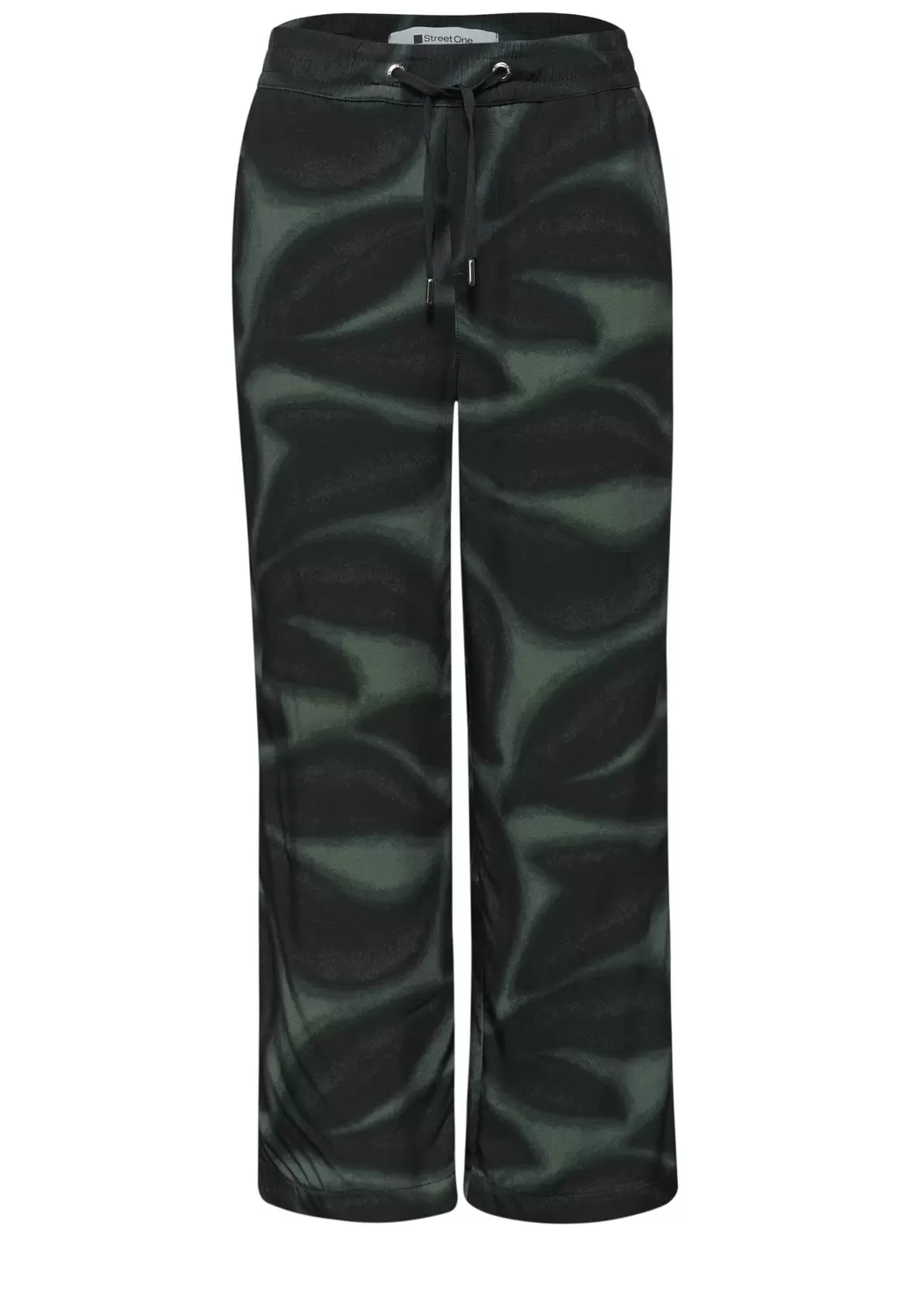 Wide Leg Hose im Loose Fit mit Print