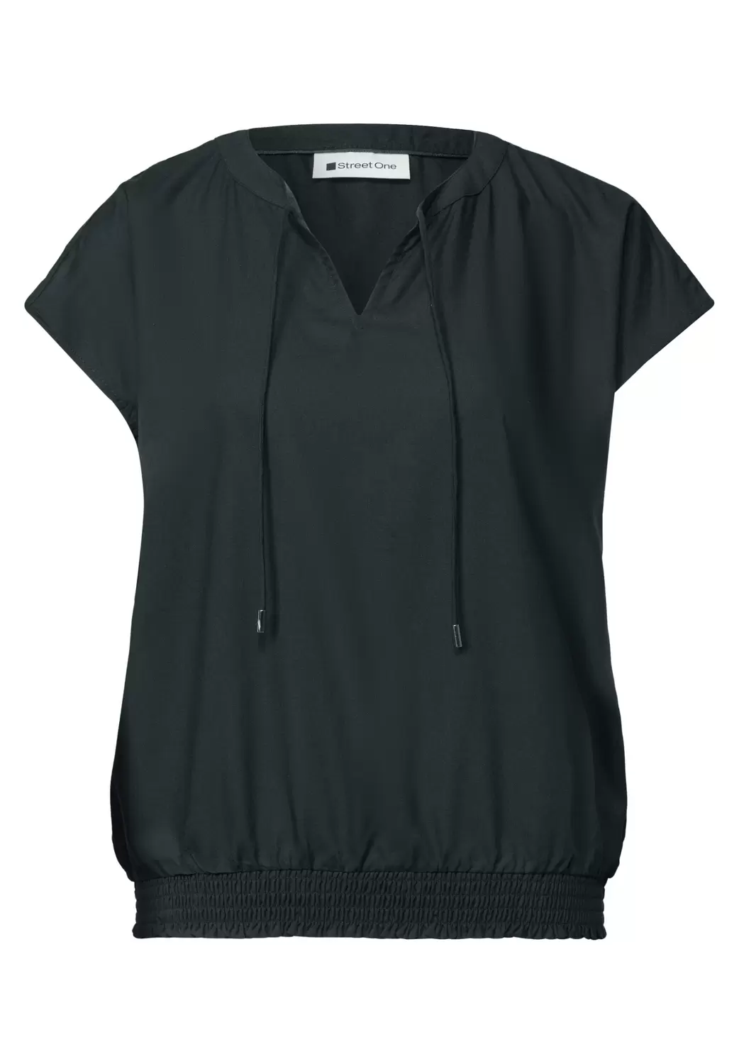 LTD QR Splitneck blouse w smok female