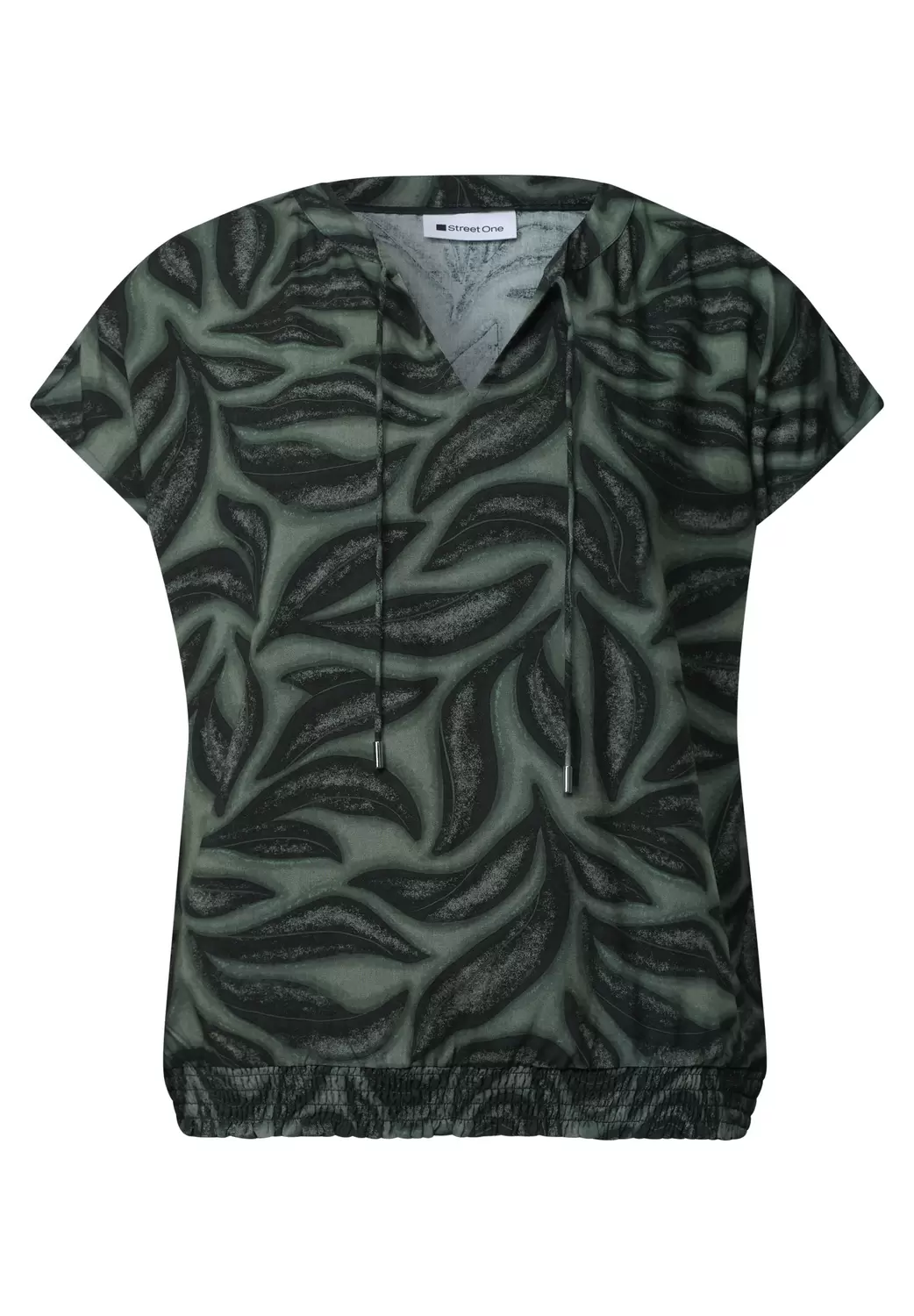 LTD QR Splitneck blouse w smok female