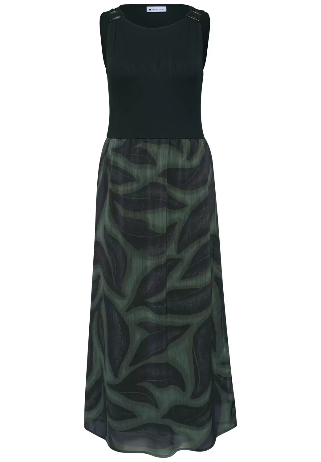 LTD QR Mat Mix Chiffon Dress_A female