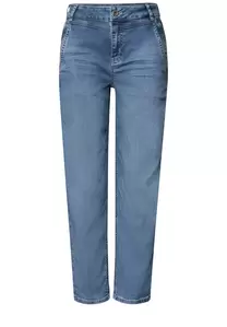 High Waist Barrel Leg Jeans im Loose Fit