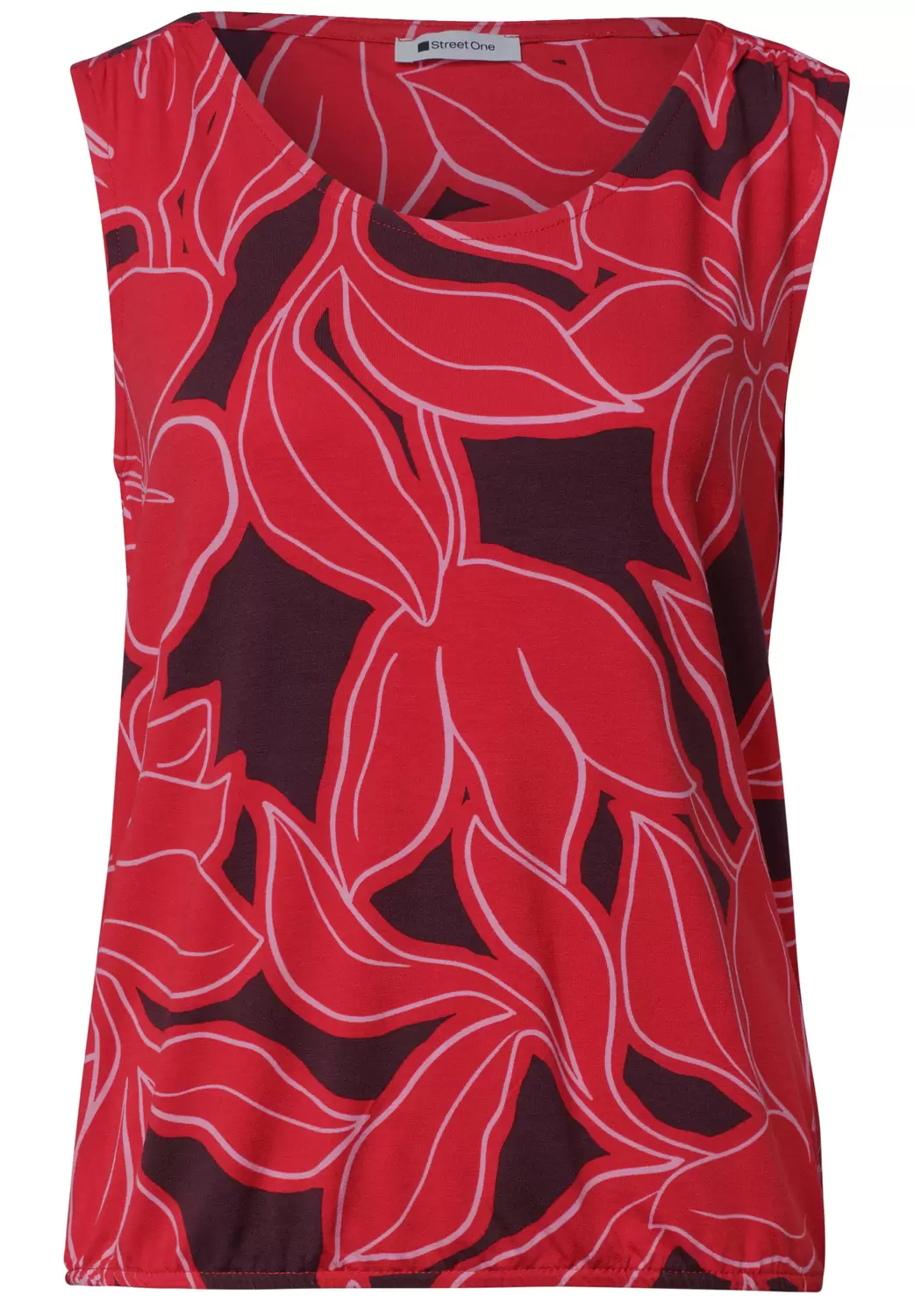 LTD QR printed jersey v-neck t female