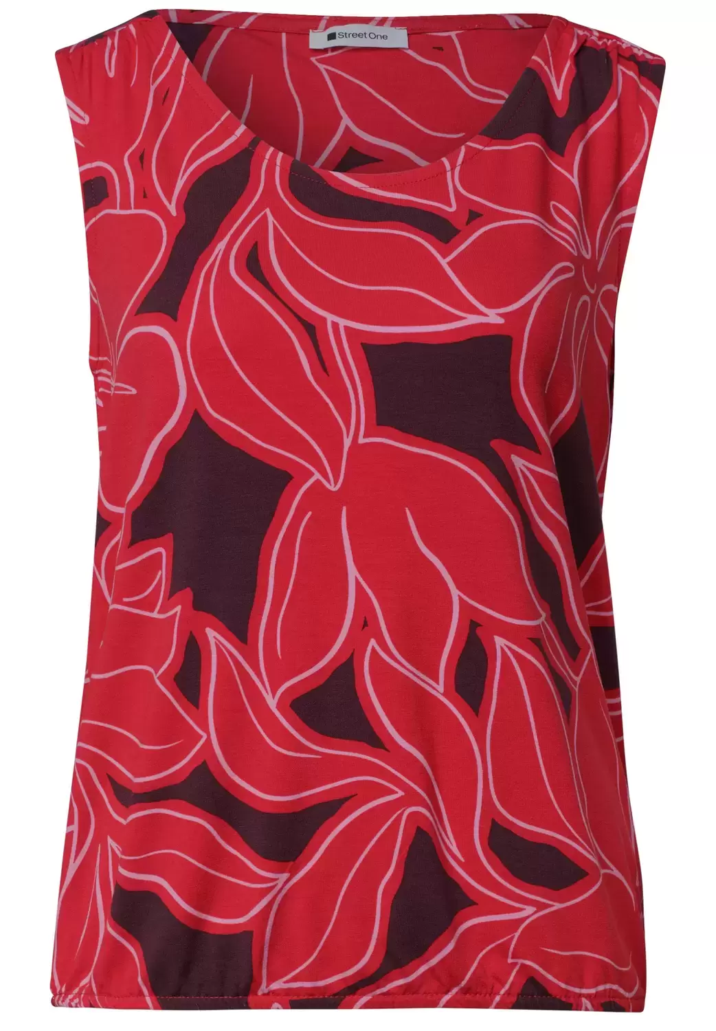 LTD QR printed jersey v-neck t