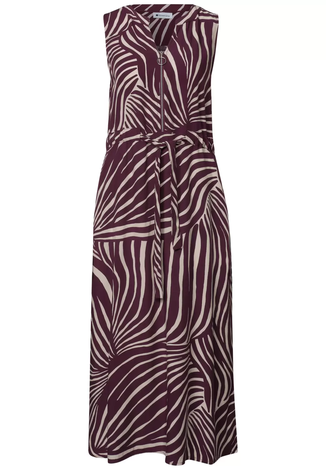 LTD QR Sleeveless zip dress_AO female