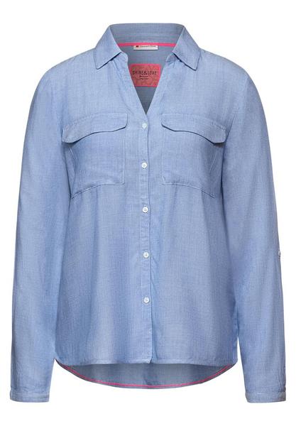 Hemdbluse in Chambray