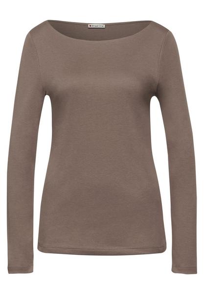 Shirt in Unifarbe