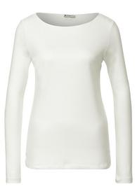 Shirt mit U-Boot Ausschnitt