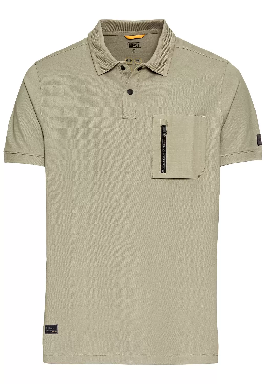 Kurzarm Poloshirt mit Cooling Effekt