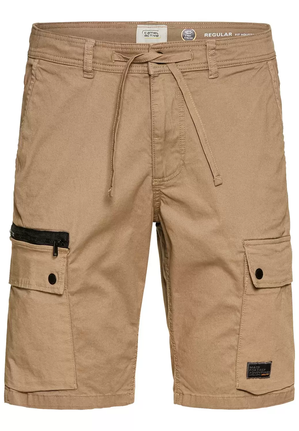 Cargo-Shorts mit Kordelzug und Stretch