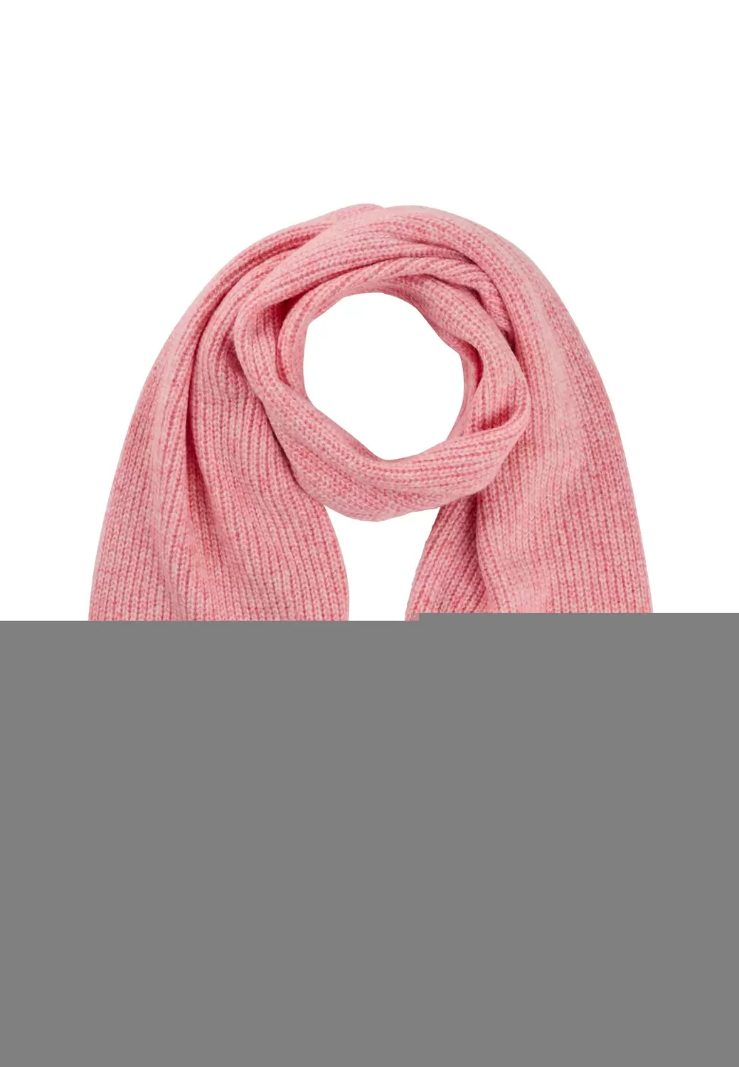 Schal aus weichem Materialmix