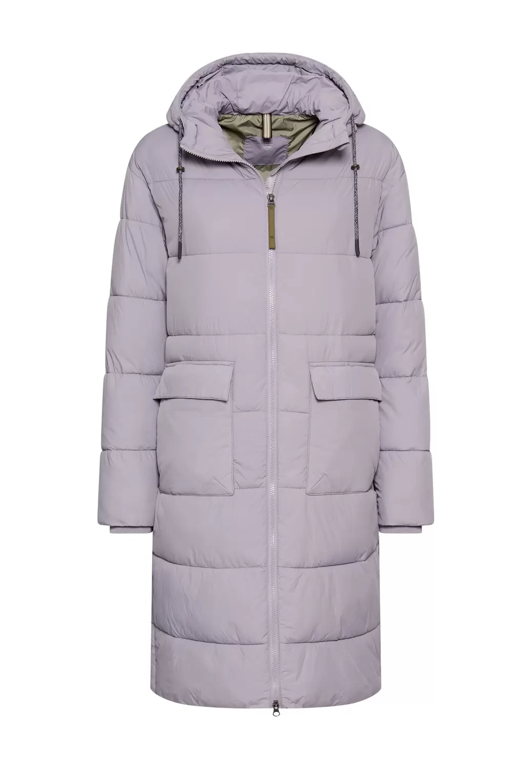 Steppmantel mit Kapuze