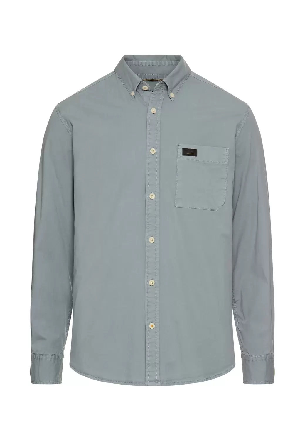 Langarmhemd mit Button-Down Kragen