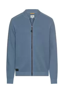 Strickjacke im Bomberstil
