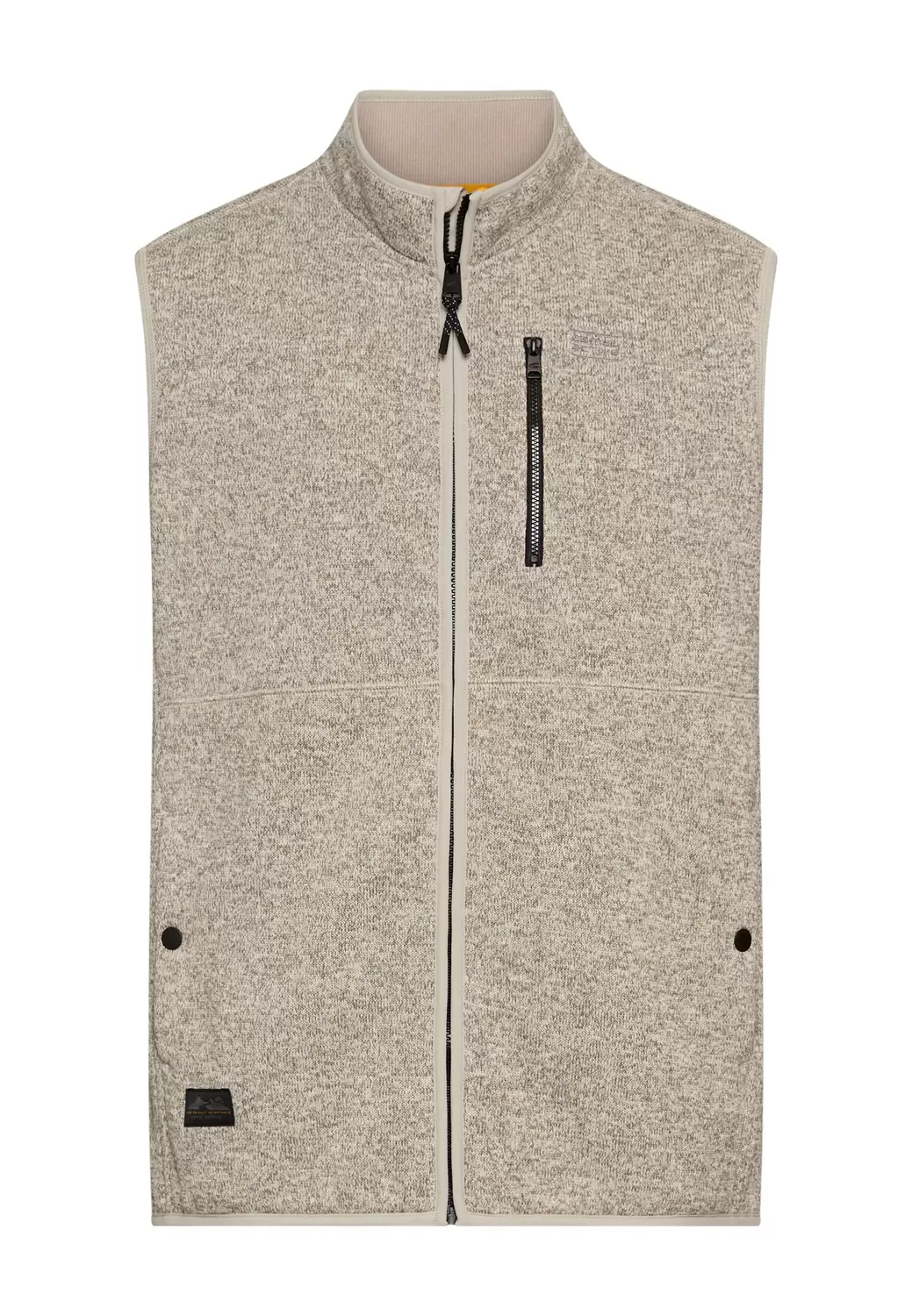 Fleeceweste mit Stehkragen