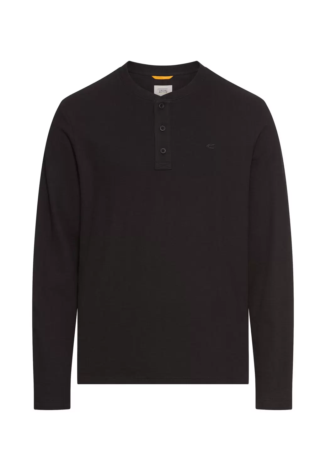 Henleyshirt aus reiner Baumwolle