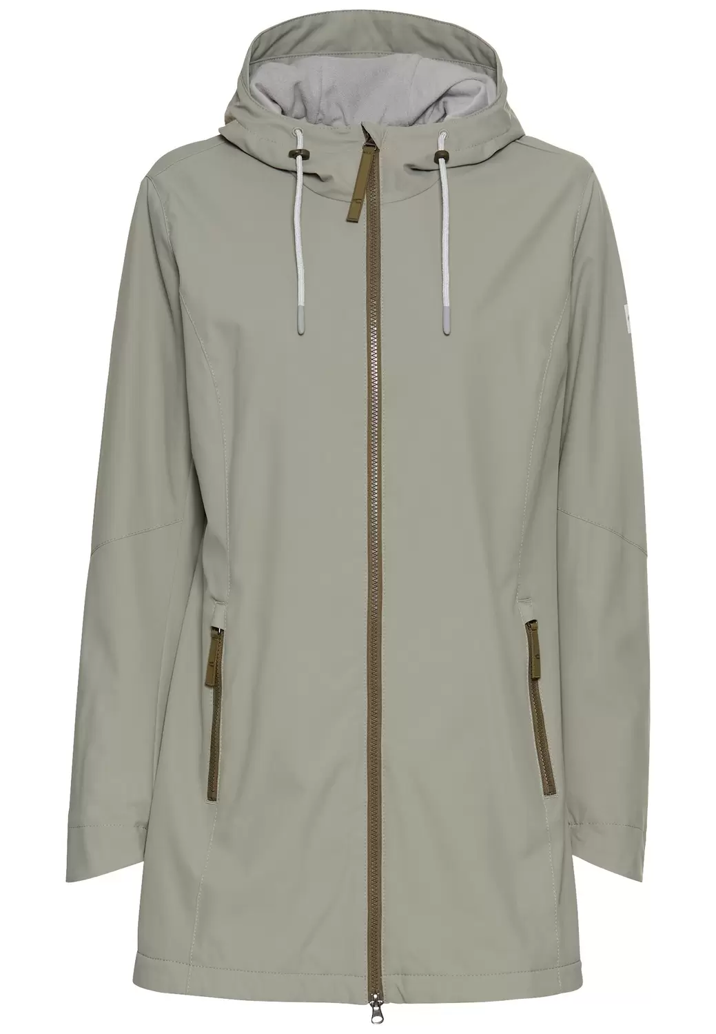 Funktionsjacke aus leichtem Softshell und reflektierenden Details