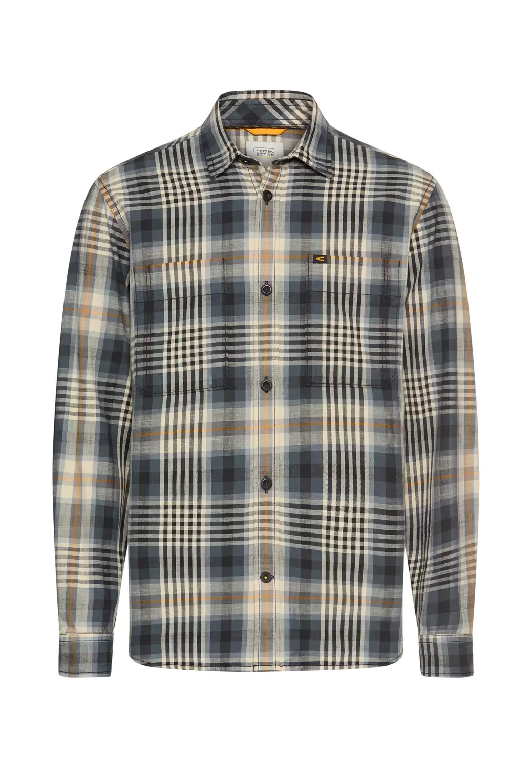 Langarm Hemd mit Kentkragen und Brusttaschen