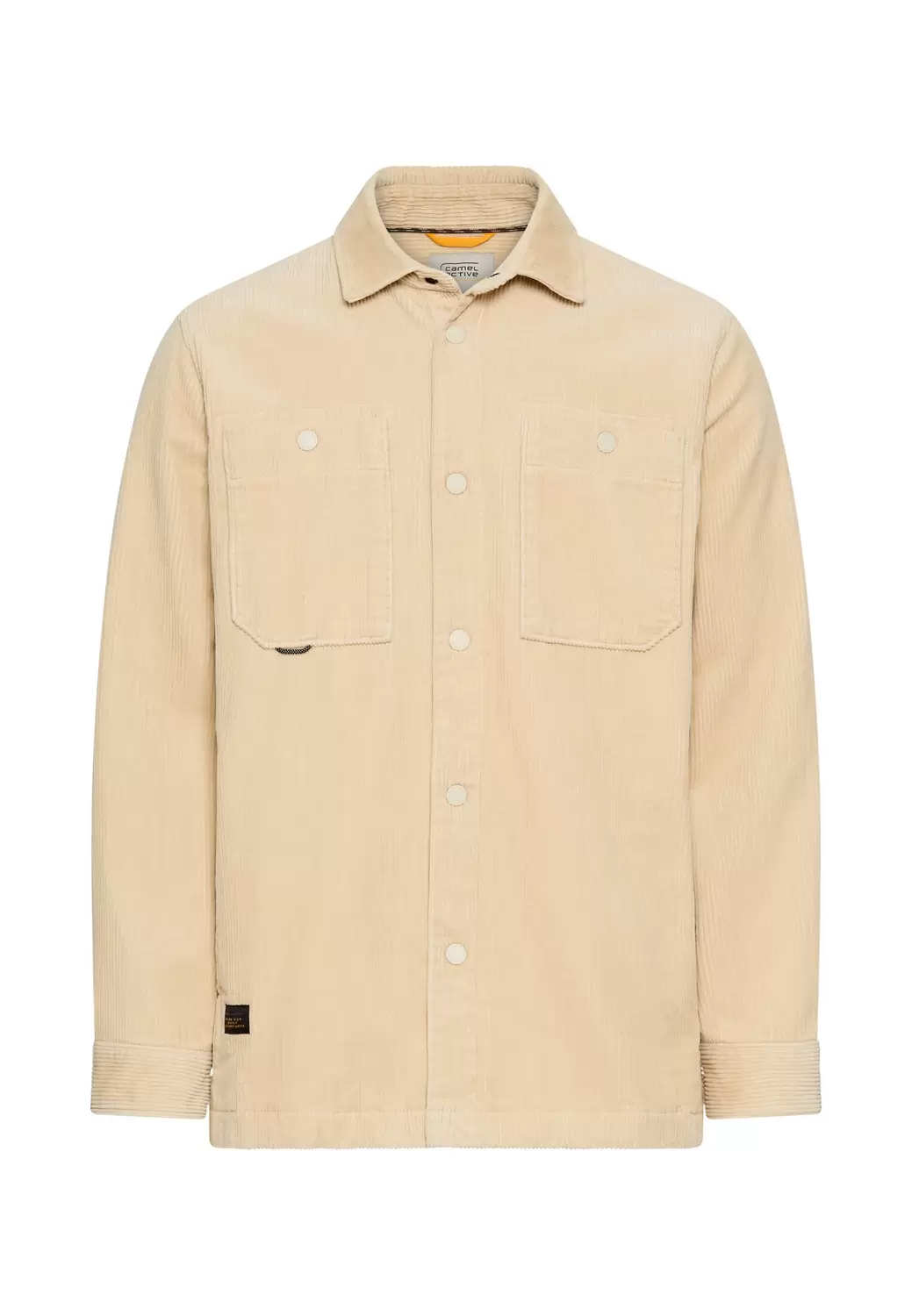 Cord Overshirt mit Druckknöpfen