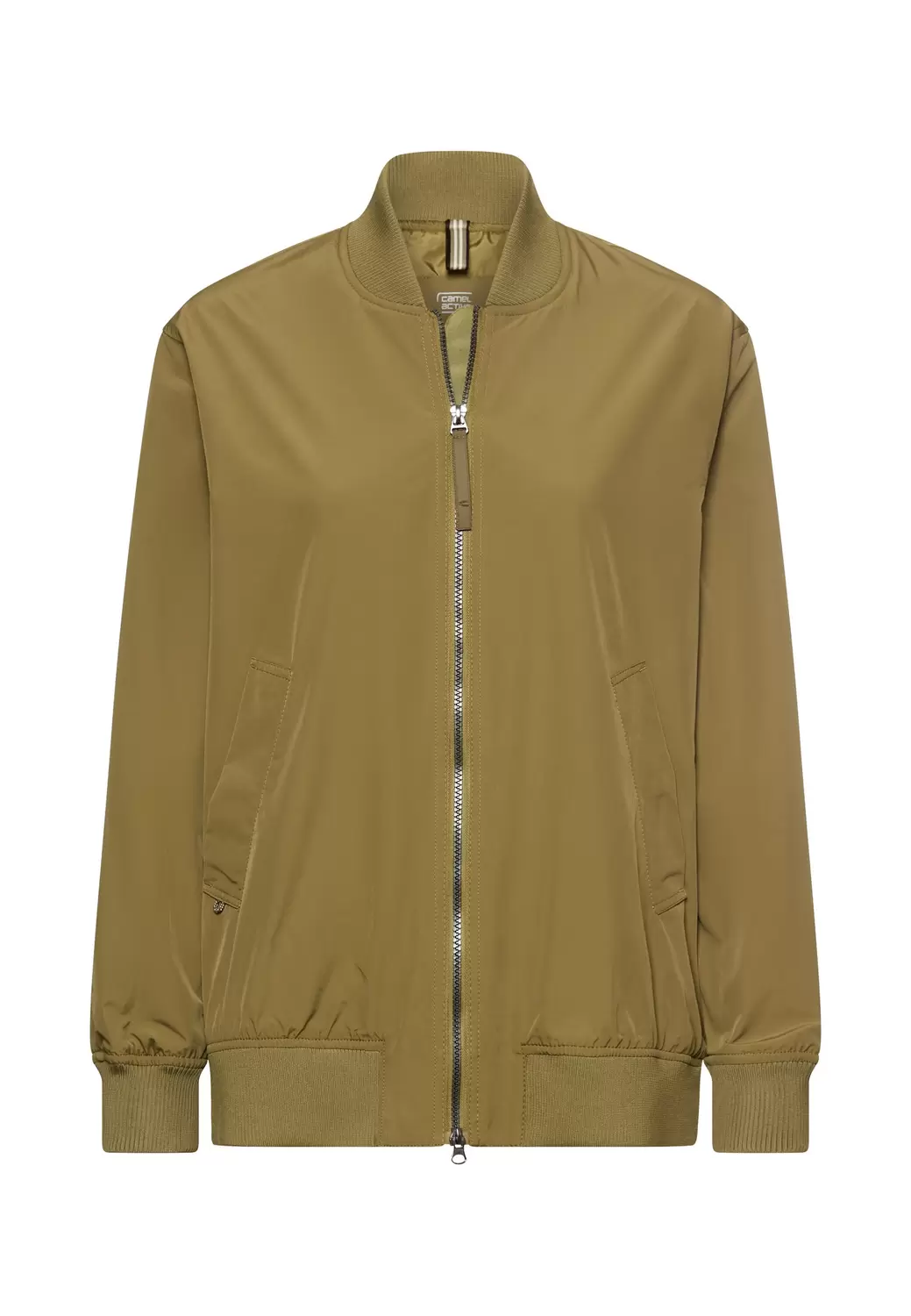 Bomberjacke mit seitlichem Reißverschluss