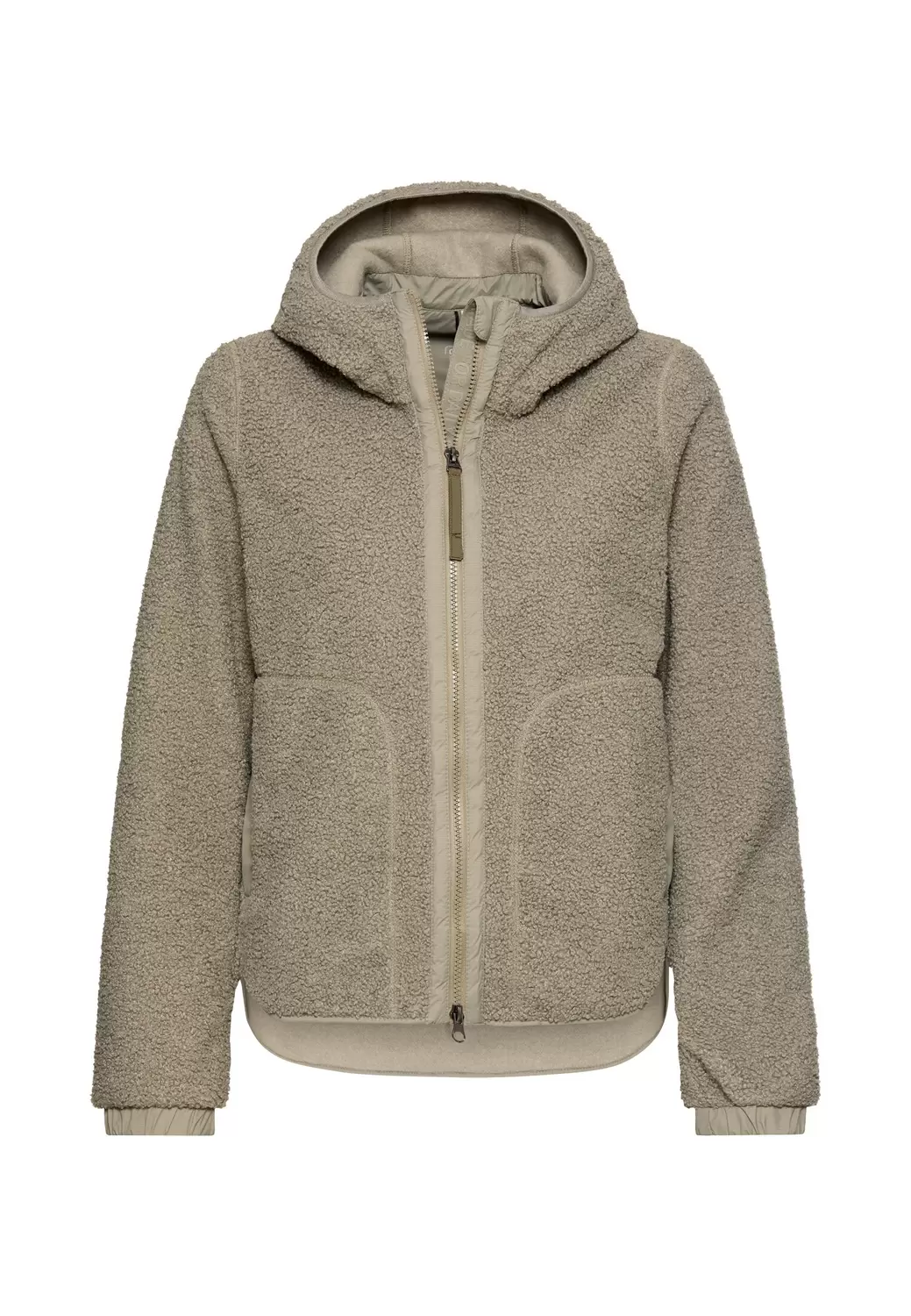 Polar-Fleecejacke mit fester Kapuze