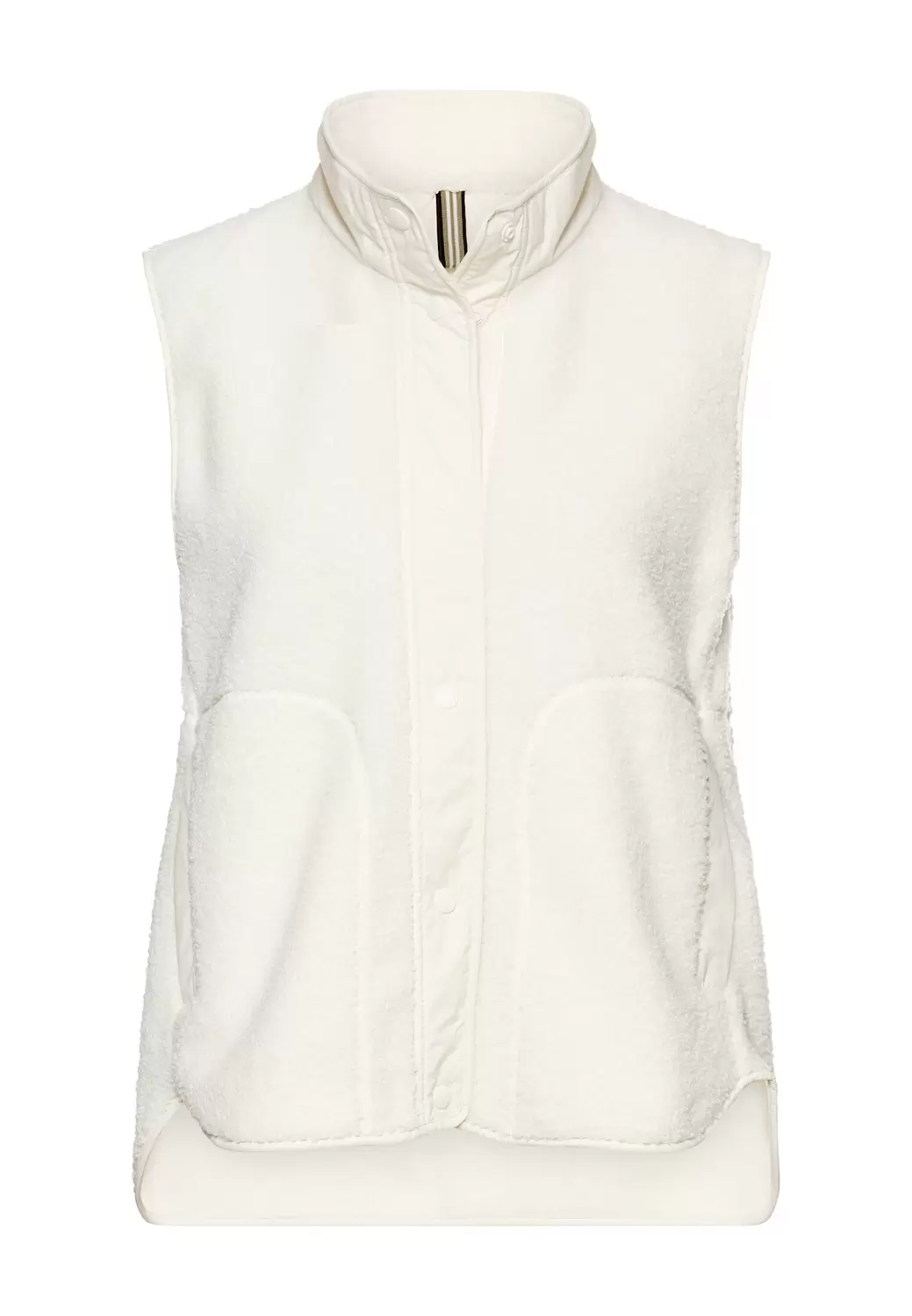 Teddyweste mit Stehkragen