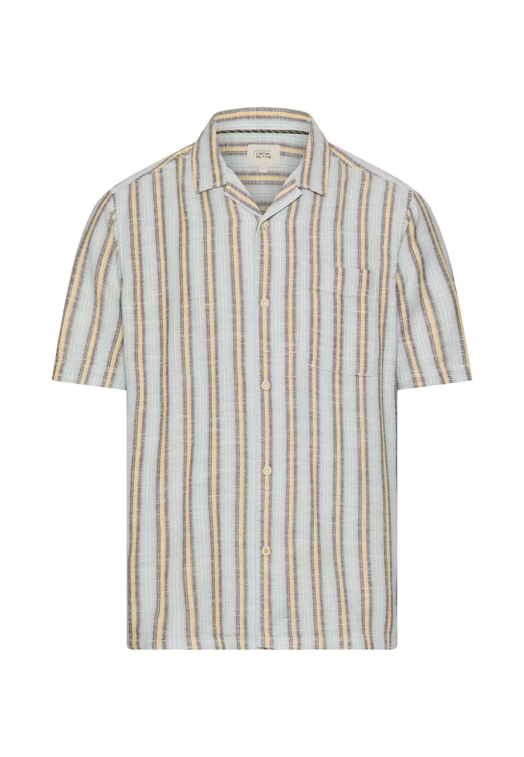 Baumwollhemd mit Brusttasche