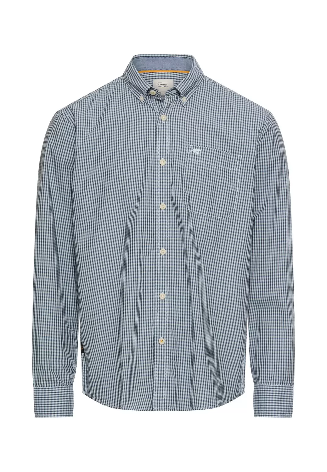 Langarmhemd mit Knopfleiste