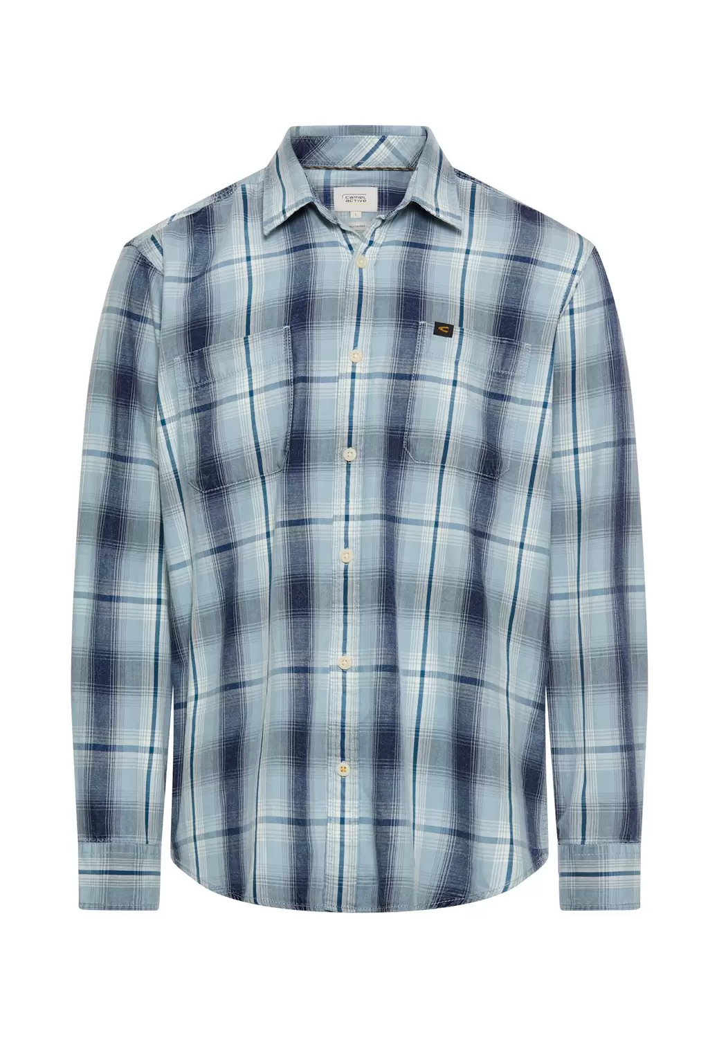 Langarmhemd mit Brusttasche